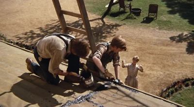 Come on down,
before you get sunstroke. - The Waltons