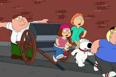 Come on, everybody, over the fence. - Family Guy