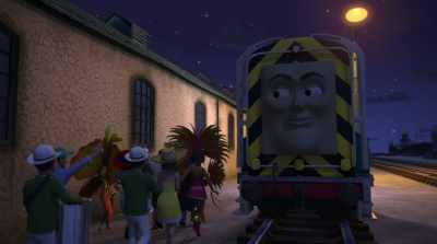 - Come on, everyone!
- [stammering] - Thomas & Friends: Big World! Big Adventures! The Movie