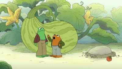 Come on, Frog. We must get your squashloaded up for its trip to town. - Frog and Toad