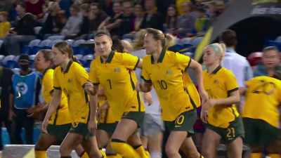 - Come on, girls!
- (ALL CLAMOURING) - Matildas: The World at Our Feet