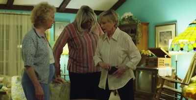 Come on girls, let's
take him to the garage. - Bad Grandmas