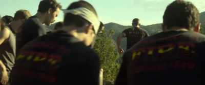 Come on, guys, line it out.
Line it out! - Only the Brave