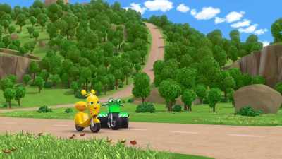 - Come on, guys, pop the clutch.
We're almost there. - Ricky Zoom