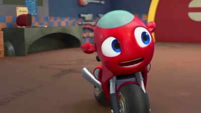 - Come on, guys.
Wheel it in, again. - Ricky Zoom