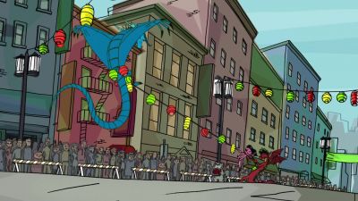 -Come on!
-HALEY: Get in there! - American Dragon: Jake Long
