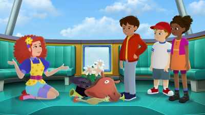 Come on, hand over the whoopee cushion. - The Magic School Bus Rides Again: The Frizz Connection