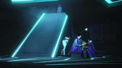 Come on. I don't want to be late.
Never been to a baseball game before. - Batman and Superman: Battle of the Super Sons