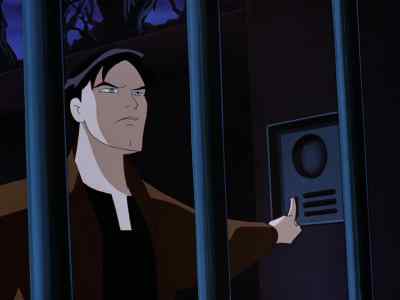 Come on, I know you're in there! - Batman Beyond