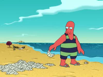 Come on, I passed it right to you! - Futurama