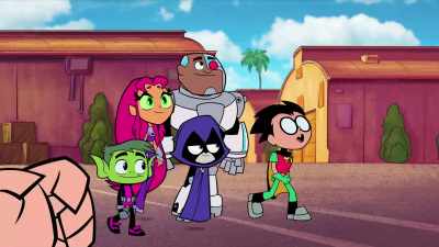 Come on. Jade Wilson's soundstage
must be around here somewhere. - Teen Titans GO! To the Movies
