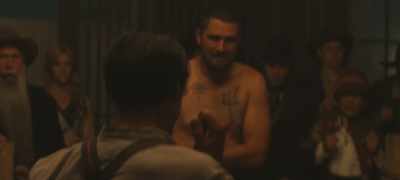 Come on, knock his head off,
          Sheriff! - Walker Independence