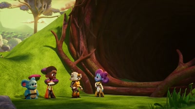 Come on. Let's check out this burrow
and see what we can learn. - Star Wars: Young Jedi Adventures