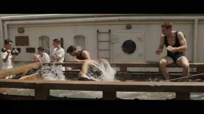Come on! Let's go! Go! Fifty more! - Young Woman and the Sea