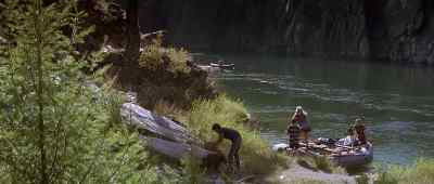 Come on, let's go up here. - The River Wild