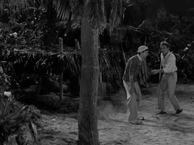Come on, let's hurry. He's
going right back to the lagoon. - Gilligan's Island