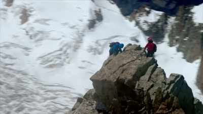 Come on, Mikey.
Last few steps. Almost there. - Summit Fever