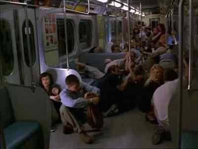 Come on! Move back!
Train's gonna crash! - The Time Shifters