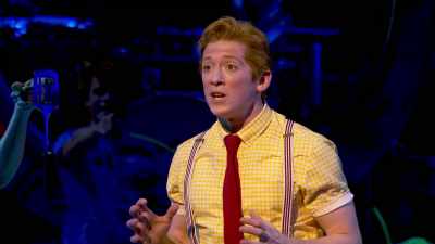 ♪ Come on, Mr. Krabs,
this is more than just a job - The SpongeBob Musical: Live on Stage!