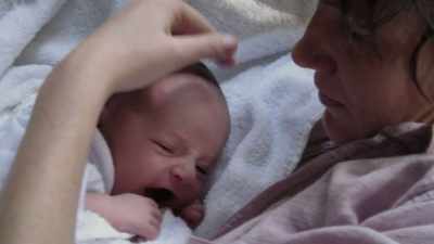 "Come on, you need to be
able to hold your baby." - The Cult of The Family