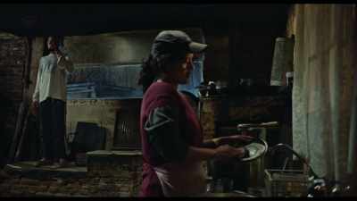 Come on now, Jean.
I need some space to put more dishes. - Charcoal