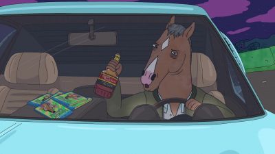 Come on. Open. Open! Open up! - BoJack Horseman
