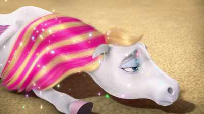 Come on, Peggy.
You can do it! - Barbie: A Touch of Magic