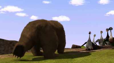 Come on, pick up the pace.
Let's get a beat in there. - Alpha & Omega: Journey to Bear Kingdom