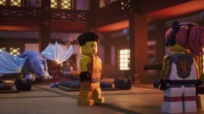 Come on, Riyu, time to
hunt for some clues. - LEGO Ninjago: Dragons Rising