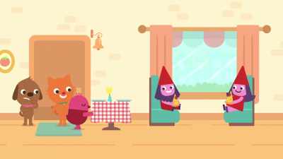 Come on, Robin. Let's go wait outside. - Sago Mini Friends