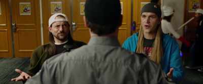 Come on, you security dick,
what's the big deal anyway? - Jay and Silent Bob Reboot