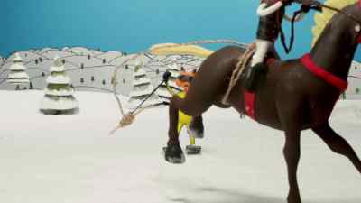 Come on, send in
the skijoring team, - Steal the Naughty List