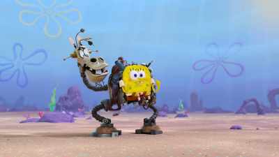 Come on, SpongeBob.
Let's hightail it down yonder! - Saving Bikini Bottom: The Sandy Cheeks Movie
