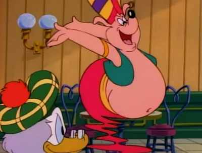 Come on.
[straining] - DuckTales