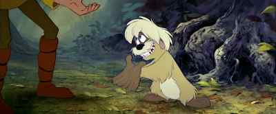 Come on.
The apple. Where is it? - The Black Cauldron