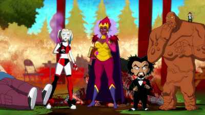- Come on. The bones.
- [bones crunching] - Harley Quinn