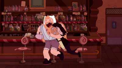 Come on, TV. It's
questin' time! - Adventure Time: Fionna & Cake