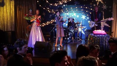 - Come on up here, Chloe.
- Congratulations. - Smallville