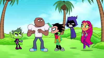 Come on, Victor.
We're all counting on you. - Teen Titans Go!