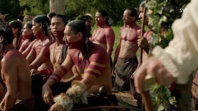 - Come on.
- Who wear the feathered snake, - Jamestown