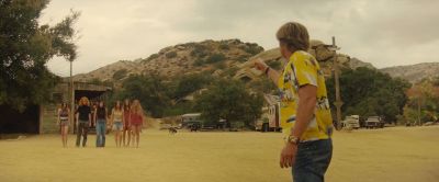 Come one step closer
and I will knock his teeth out. - Once Upon a Time    In Hollywood