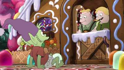 Come, the candy inside tastes much better.
Less bird droppings. - Disenchantment