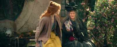 Come to the witches'
rock past the cave, - The Little Witch