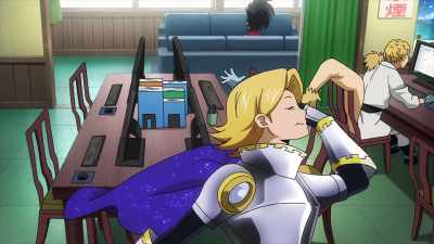 -Come with me, Aoyama.
-You got it! - My Hero Academia: Heroes Rising