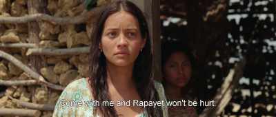 Come with me and Rapayet won't be hurt. - Birds of Passage