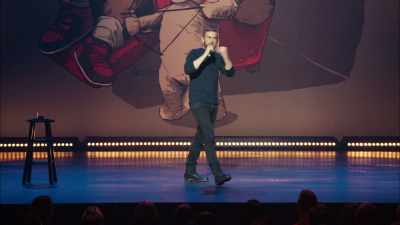 Comes up like,
"You motherfucker." - Andrew Santino: Home Field Advantage