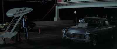 Comin' to the line, a little '55 Chevrolet... - Two Lane Blacktop