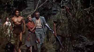 Coming to gorge now. - Tarzan and the Lost Safari