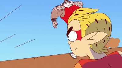 Coming through. Not bad,
but you'll never-- [gasps] - ThunderCats Roar