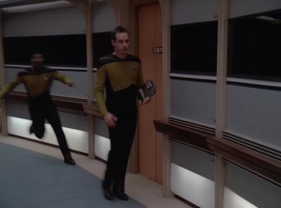Coming through! - Star Trek: The Next Generation